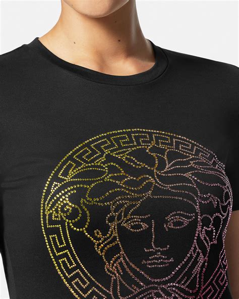 versace chain t shirt|Versace chain medusa.